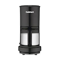 Cuisinart DCC-450BK 4-Cup Coffeemaker with Stainless-Steel Carafe, Black