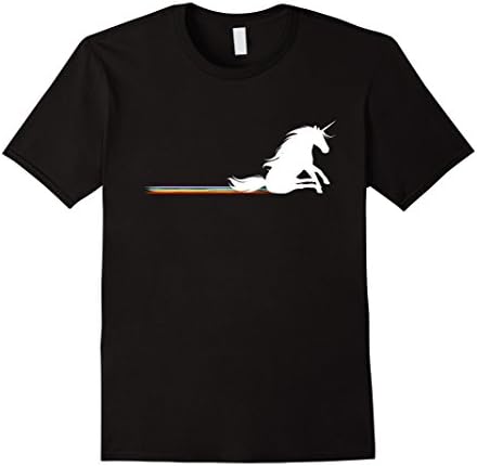 Men's Unicorn Rainbow Poop Shirt - Bottom wiping unicorn Large Black