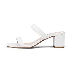 DREAM PAIRS Women's Dhs213 Two Strap Open Toe Low