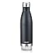 vanpo Vacuum Insulated Water Bottle Double Wall Stainless Steel Cola Shape Bottle 17OZ Keeps Drinks Cold for 12 hours & Hot for 8 hours,NO Sweating,Black