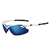 Tifosi unisex adult Tyrant 2.0 Sunglasses, White/Black, 68 mm US