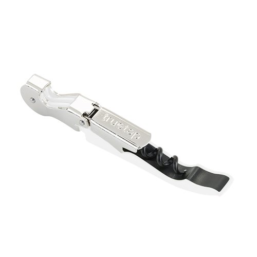 True 2228 Truetap Double-Hinged Corkscrew, 4.75" Height, 1" Width, 0.5" Length, White (Pack of 12) - Thumbnail 2
