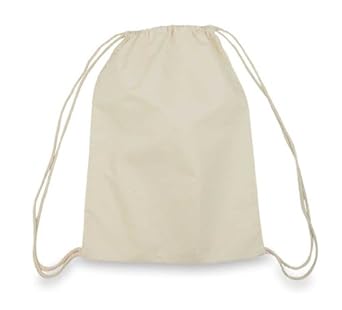 Download Amazon.com | Drawstring Bag Backpack Sack Made of Cotton ...