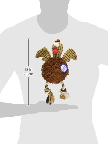 Ethical Pets Gigglers Chicken Dog Toy, 12-Inch, Assorted