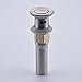 Rozinsanitary Pop up Style Bathroom Sink Drain with Overflow Stainless Steel