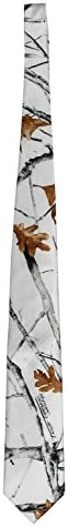 iLovewedding Handmade Camouflage Neckties Regular Width Long Neckties For men With Cufflinks (Whit)