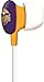 iHip NFF10200MIV NFL Minnesota Vikings Mini Ear Buds, Purple/Yellow