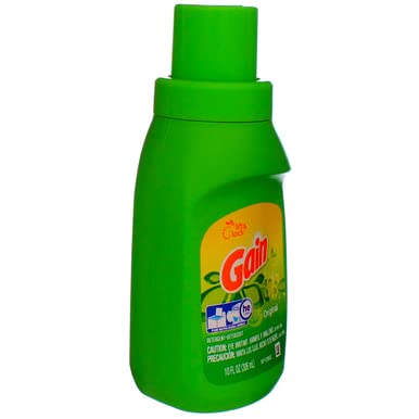 GAIN, ORIGINAL LAUNDRY DETERGENT, TWO 10 OZ. BOTTLES