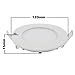 Lemonbest 6W LED Panel Light + LED Driver , Round Recessed Downlight, Warm White
