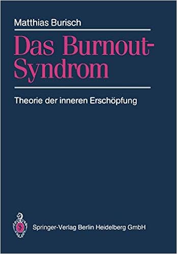Das Burnout Syndrom Theorie Der Inneren Erschopfung Amazon De Burisch Matthias Bucher