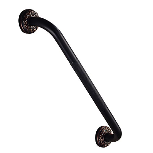 FHLYCF European style black antique bathroom, all copper bathtub, shower, grab bar, toilet, old people, security, anti-skid handrails, disabled barrier handrails