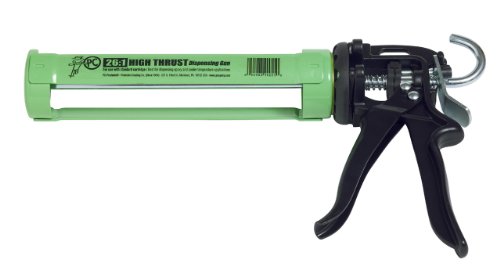 PC Products 900550 Steel Dispensing Caulking Gun, Standard 250 ml, Lime Green