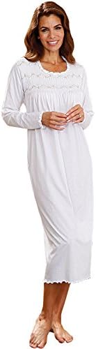 Schweitzer Linen Solange Gown, White (Extra-Large)