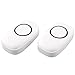 Wireless Doorbell Operating At Over 500-feet Range with 52 Chimes, 1 Receiver and 2 Remote Transmitter(No Batteries Required for Receiver）
