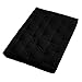 Serta Chestnut Double Sided Foam and Cotton Full Futon Mattress, Black, Made in The USA