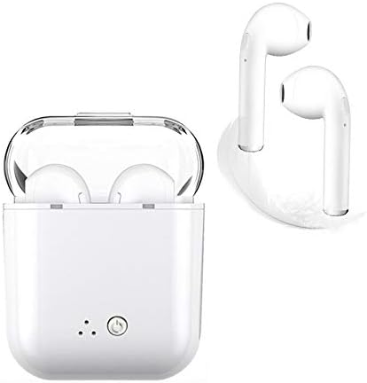Wireless Earbuds,Bluetooth Earburds Stereo with Mic Mini in-Ear Earbuds Earphones Earpiece Sweatproof Sports Earbuds Compatible with Apple iPhone X 8 7 6 Plus Samsung Android
