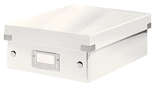 Leitz Organiser Box, Click and Store Range 60570001 - Small, White