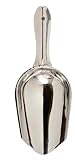 Update International Stainless Steel Bar Ice Scoop, 6 oz