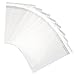 B&S FEEL 100 Pack 11x14 Inch Clear Resealable Cello/Cellophane Bags for Bakery, Candle, Soap, Cookie