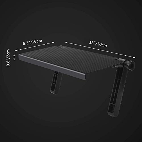 AHIER 13 Inch Cable Box Shelf for Wall Mounted TV, TV Top Shelf Mount