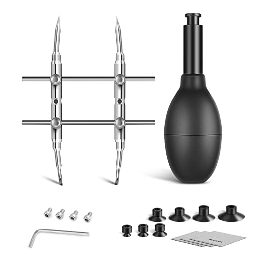 NEEWER Objektiv Sauger&Schraubenschlüsselset,IC Sauger Saugnapf mit 7 austauschbar Saugnäpfen&gebogen Spitzen,Kameraobjektiv Schraubenschlüssel,Edelst