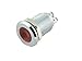 Alpinetech 12mm Red 12V LED Metal Indicator Pilot Custom Dash Light Lamp