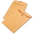 Quality Park Light Brown Kraft String & Button Interoffice Envelope ENVELOPE,INTER-DEPT,10X15 (Pack of2)