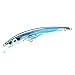 Yo-Zuri Crystal 3D Minnow Floating Lure, Blue Silver, 5-1/4-Inch