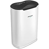Okaysou AirMax8L 19.4 Inches 5-in-1 Air Purifier for Home Large Room, True HEPA Filter, Air Cleaner with Double Filtration System, Auto Off Timer and Child Lock, White