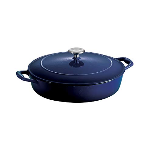 5 Tramontina+Enameled+Covered+Braiser+Gradated
