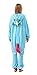 OLadydress Unisex Unicorn Costumes Pyjamas, Adult Women Men Animal Cosplay Onesie Blue Small