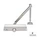 FORTSTRONG Commercial Door Closer (Silver) - Automatic Door Closer - UL Listed Grade 1 ADA Hydraulic Door Closers Certified - FS-6300