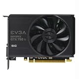 eVGA Video Card 02G-P4-3753-KR GTX750 Ti 2GB DDR5 128Bit PCI-Express DVI-I/DVI-D/HDMI/DisplayPort