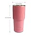 5 Star Stuff 20 oz Tumbler, 100% Stainless Steel Double Wall Vacuum Insulated Cup with Lid, 20oz, Pink