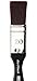 da Vinci Oil & Acrylic Series 5040 Top Acryl Paint Brush, Flat Mottler Red/Brown Synthetic with Plainwood Handle, Size 20