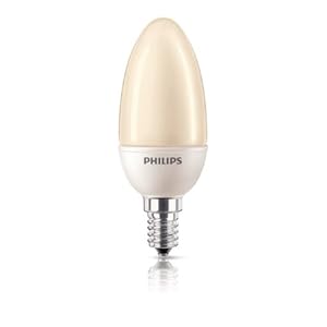 Energiespaarlamp Softone ES Flame Terracotta kaars 5 Watt E14 822 – Philips