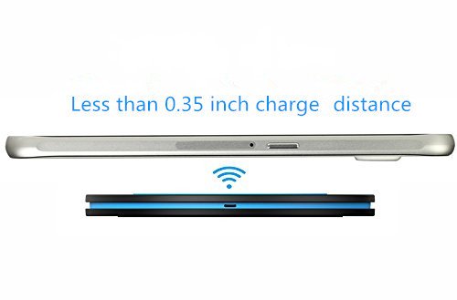 V-CEN WS1 Portable and Thin Wireless Charger Stand for Android, Windows and QI-enabled Devices