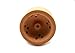 Hookah Ceramic Bowl with Wind Cover, Premium Shisha Brass Fireplace Insert + Deluxe Hot Pan Chimney Top Perfect Smoking Experience for Hookah Lovers