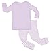 Woolino Long-sleeve Merino Wool Pajamas, Size 2, Lilac