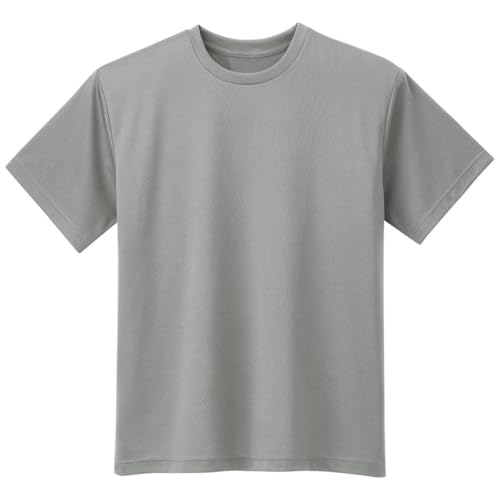 [ミドリ安全] 作業服 半袖 Tシャツ ポリエステル100％ ドライメッシュ 男女兼用 ストレッチ 吸汗 速乾 TS11 上 グレー 3L