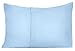 2 Blue Toddler Pillowcases - Envelope Style - for Pillows Sized 13x18 and 14x19-100% Cotton with Soft Sateen Weave - Machine Washable