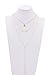 Zealmer Women Multilayer Gold Chain Layering Necklace Choker Necklace Long Bar Necklace