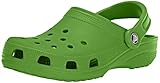 Crocs Classic Clog|Comfortable Slip On Casual Water Shoe, Parrot Green, 7 M US Women / 5 M US Men