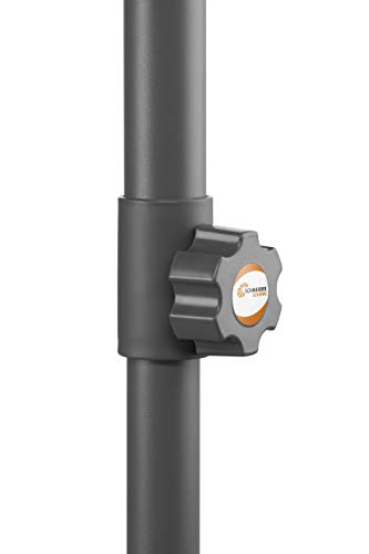 Schneider Sonnenschirm Sevilla, natur, 270 cm rund, 664-02, Gestell Stahl, Bespannung Polyester, 4.6 kg – Bild 8