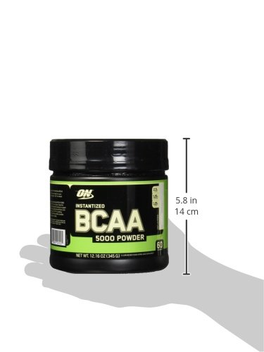 Optimum Nutrition Instantized BCAA 5000mg Powder, Unflavored, 345g