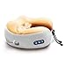 GH Neck Massager & Travel Pillow - U-Shaped Neck Pillow & Electric Massager for Muscle, Shoulder, Cervical Pain Stress Relief - Memory Foam Massage Pillow for Home, Office, Airplane,Car (Yellow)