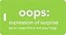 Inventive Travelware Funny Luggage Tag - oops: expression of surprise Bright Colors