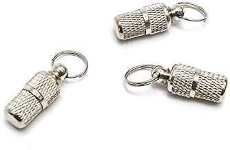 DomePet 3 Pcs Stainless Steel Anti-Lost Waterproof Pet Dog Tag Barrel Tube, 1 Pcs ultrasonic flute dog whistle