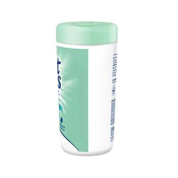 WET ONES HAND AND FACE WIPES, UNSCENTED | WET ONES SENSITIVE SKIN WIPES FOR HANDS AND FACE, 40 CT. CANISTER