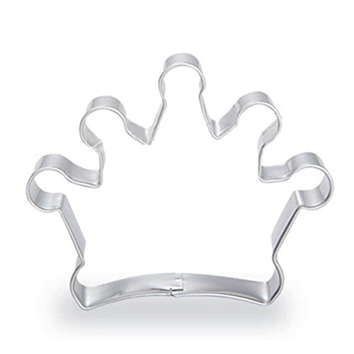 WJSYSHOP King Queen Crown Shape Cookie Cutter for Celebrations Christmas Birthday Party Wedding Holiday (Crown-2)